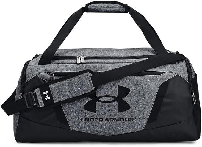 Under Armour Unisex-Adult Undeniable 5.0 Duffle , Pitch Gray Medium Heather (012)/Black , Medium