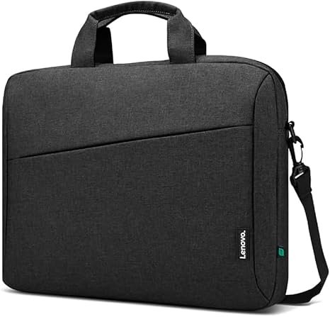 Lenovo Laptop Carrying Case T210, 15.6-Inch Laptop and Tablet, Sleek Design, Durable and Water-Repellent Fabric, Business or School, GX41L83769 Casual Toploader - Eco Black