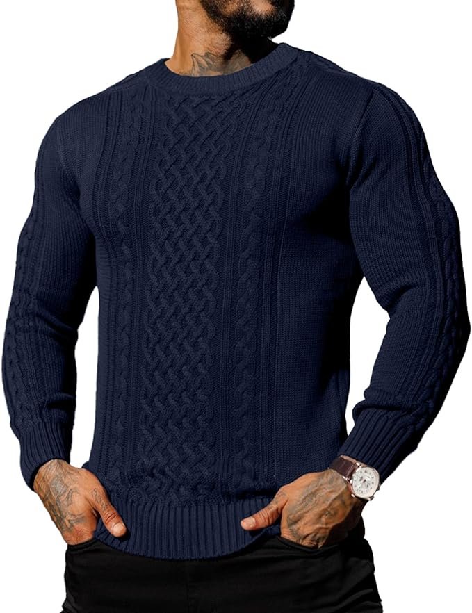 Askdeer Men's Pullover Sweater