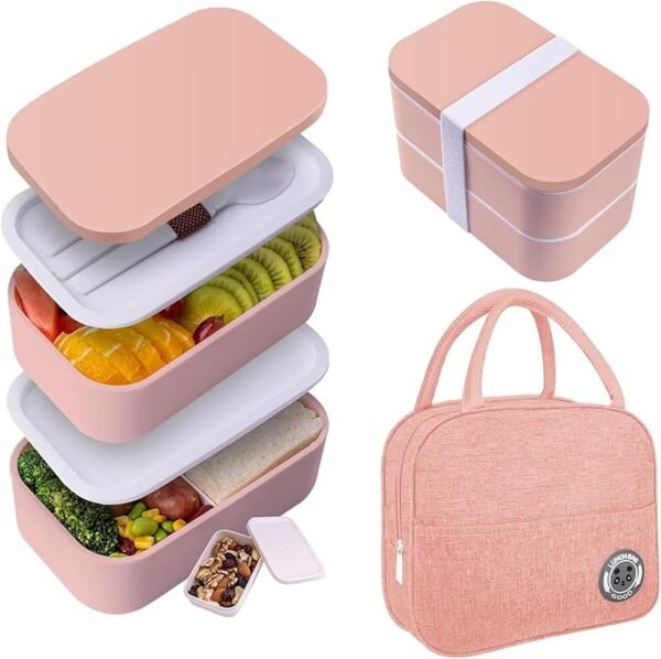 Bento Box Adult Lunch Box with lunch bag