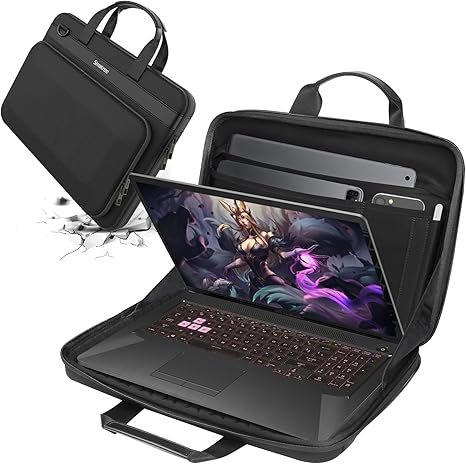 Smatree Heavy Duty Hard Case Compatible for 18 inch ASUS ROG Strix SCAR 18 2023/2024 Gaming Laptop, for 18 inch ASUS ROG Strix G18 2023/2024 Gaming Laptop Waterproof Handbag (A800XL)