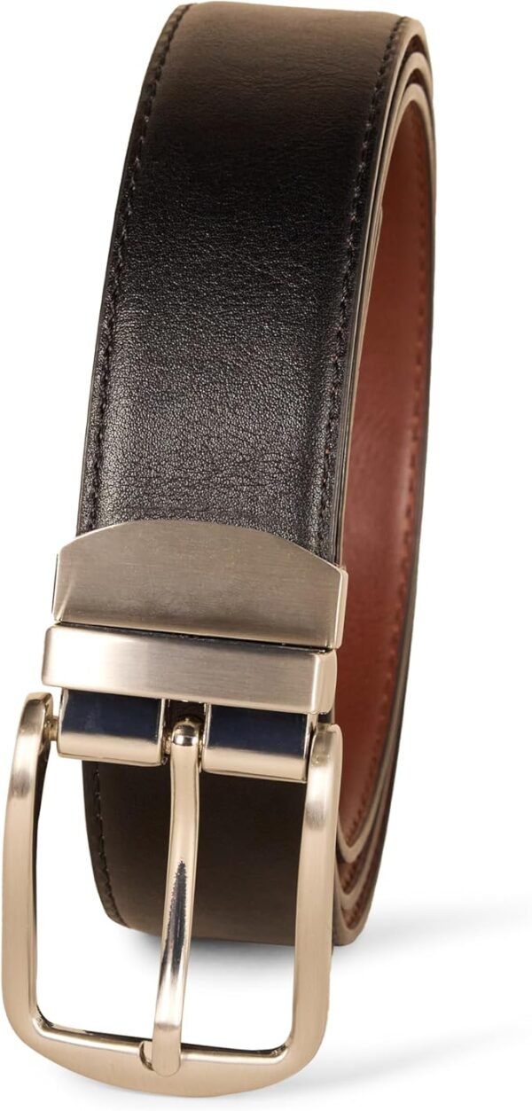 Amazon Essentials Men's Reversible Dress Belt