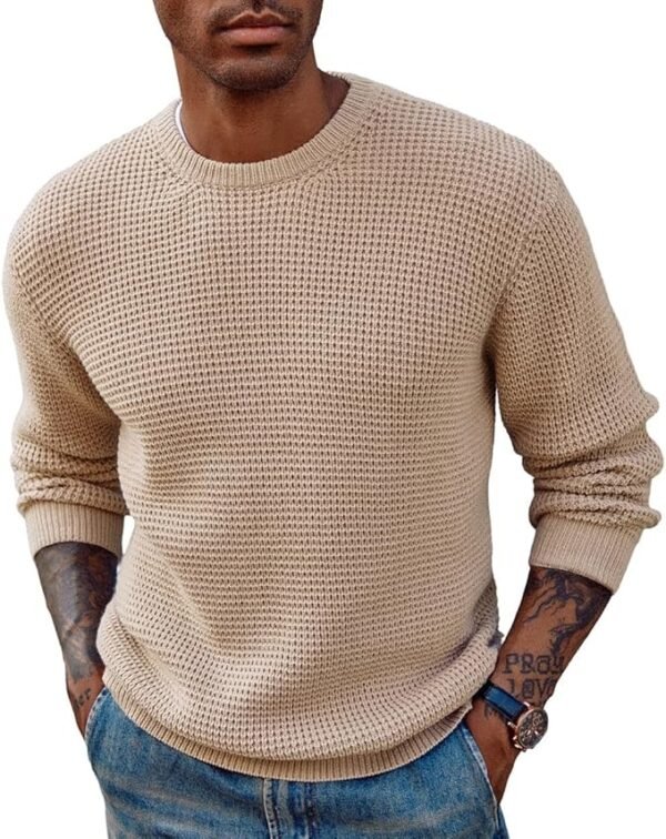 Mens Crewneck Pullover Sweater