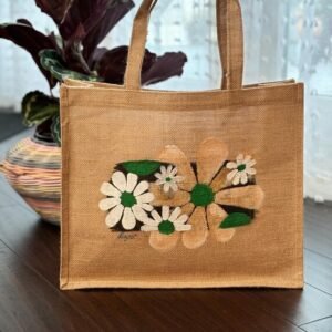 flower motif bags